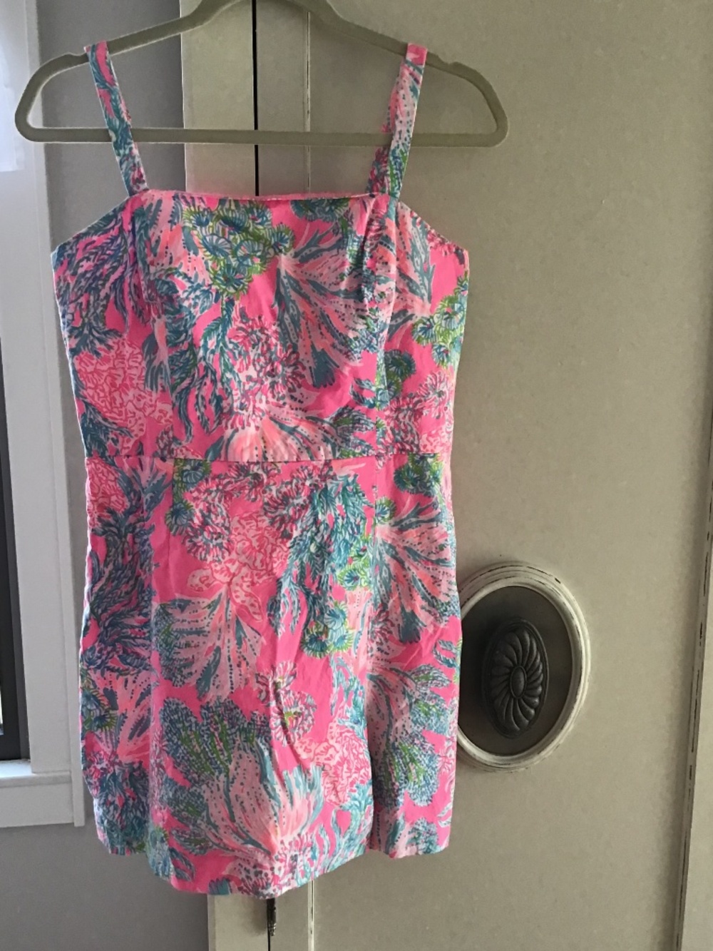 Lilly Pulitzer Multicolor Mini Dress with Straps, Size 10